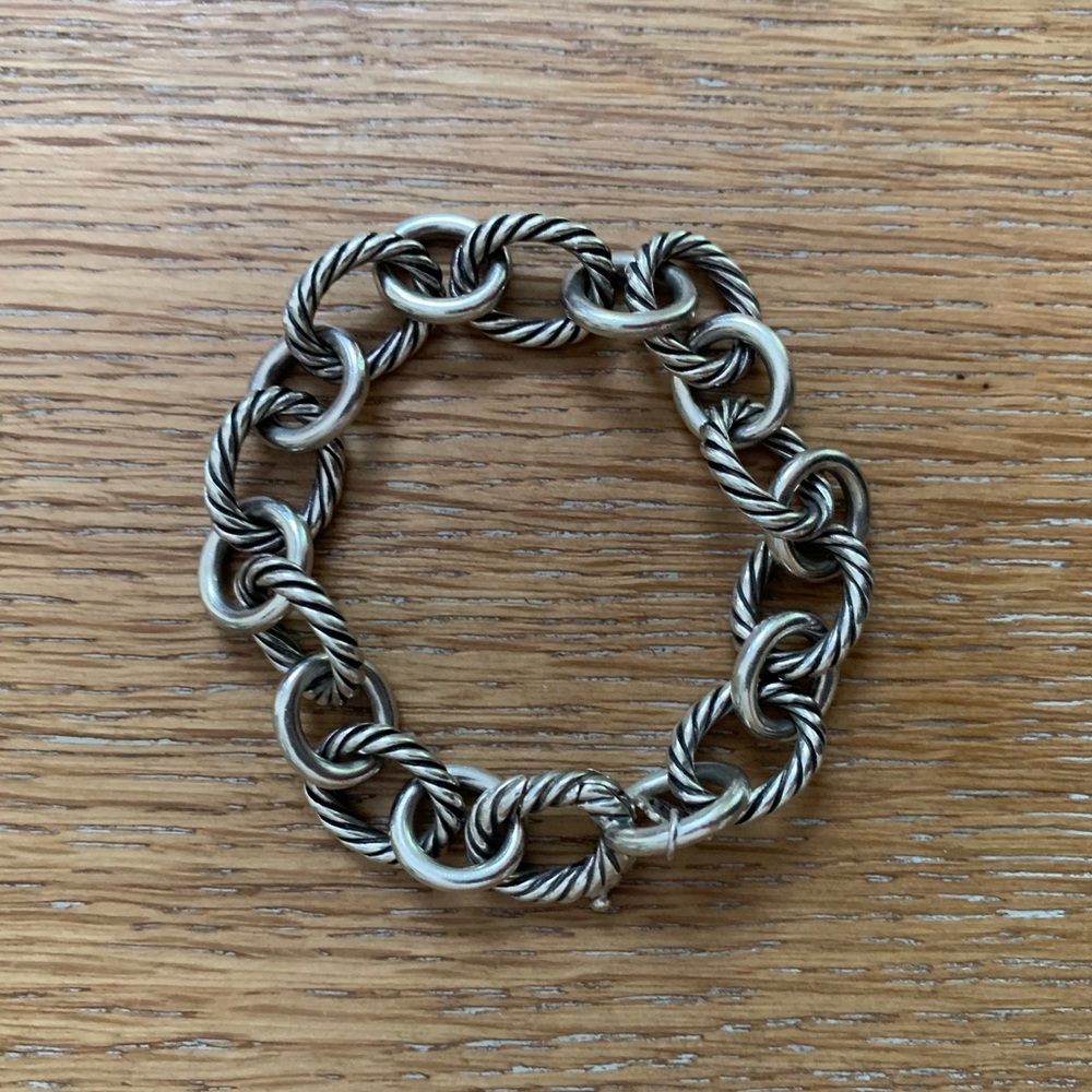 David Yurman large oval link bracelet